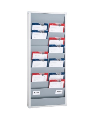 Plan- En Organisatiebord, 554 X 1.282 Mm, Rails 10, Blanco Opschrift